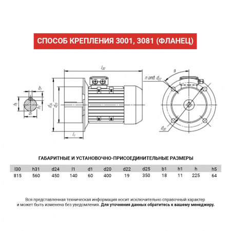 Электродвигатель АИС 225S8